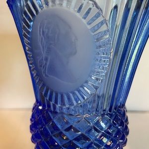 Avon Fostoria could cobalt blue glass